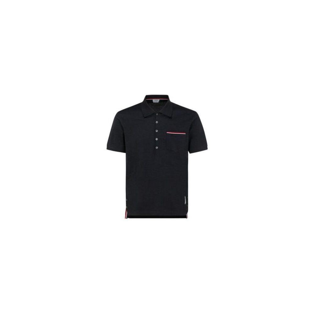 Thom Browne Gray Cotton Polo Men's Shirt